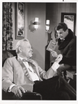 With Roger Moore in an episode of The Saint